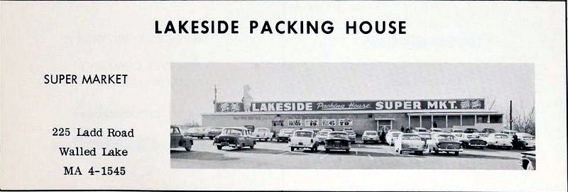 All Star Lanes - 1961 Walled Lake High School Yearbook Lakeside Supermarket